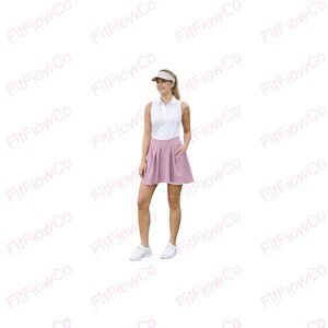 Dunning Golf Performance Skort Mauve Desert Pink Coolmax Size S NWT